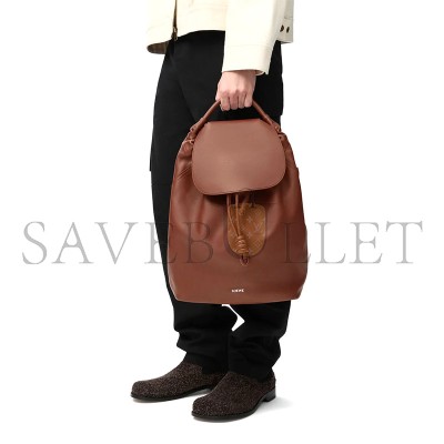 LOEWE FLAMENCO BACKPACK IN SHINY SUPPLE CALFSKIN B411FLKX01 (40*36*16cm)